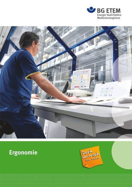 Neu aufgelegt: Broschüre zum Thema "Ergonomie"